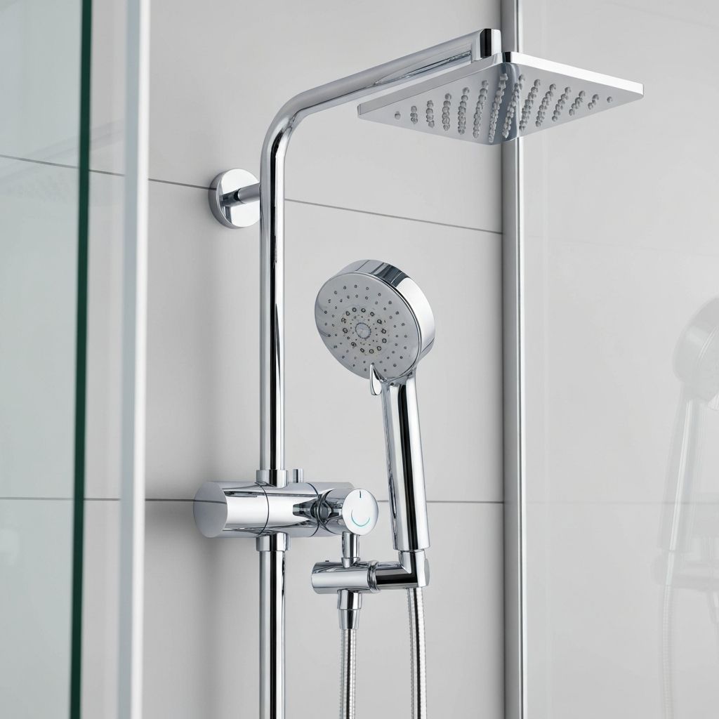 Bathroom shower fixtures