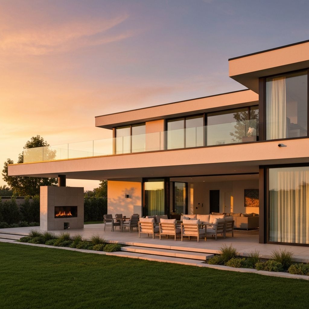 Modern house exterior