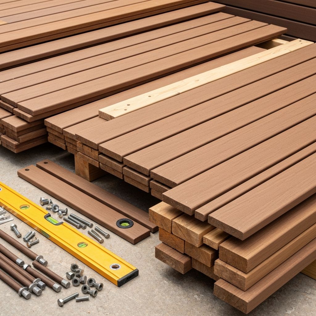 Decking supplies and materials
